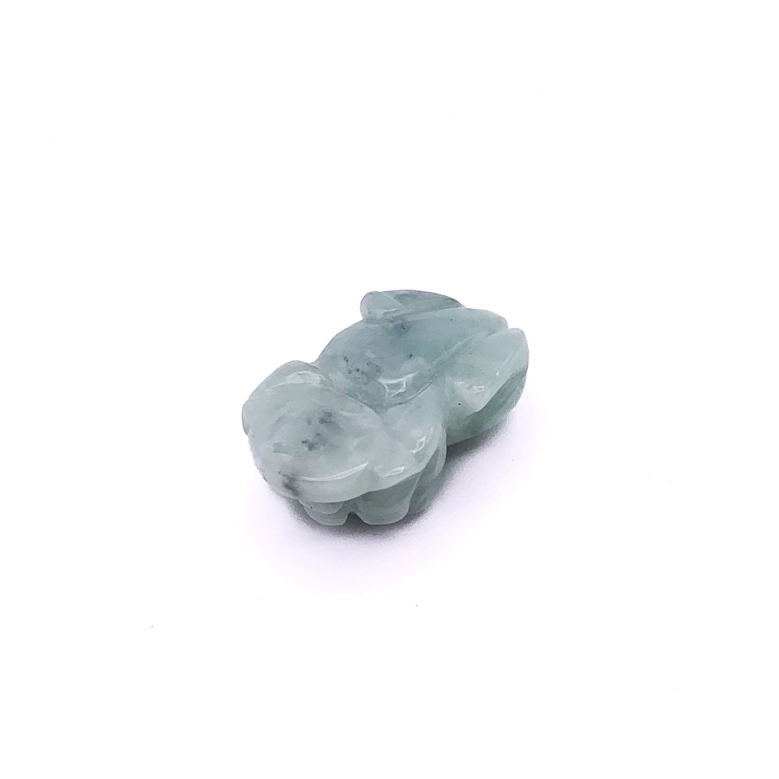 Certified 100% Natural White Light Green A Jade Jadeite Pendant Pig - Image 6