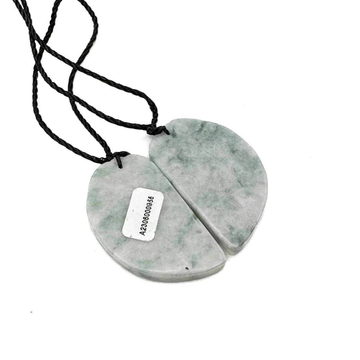 Certified Floral Green Natural Type A Jadeite Dragon Phoenix Pendant Necklaces PAIR - Image 13
