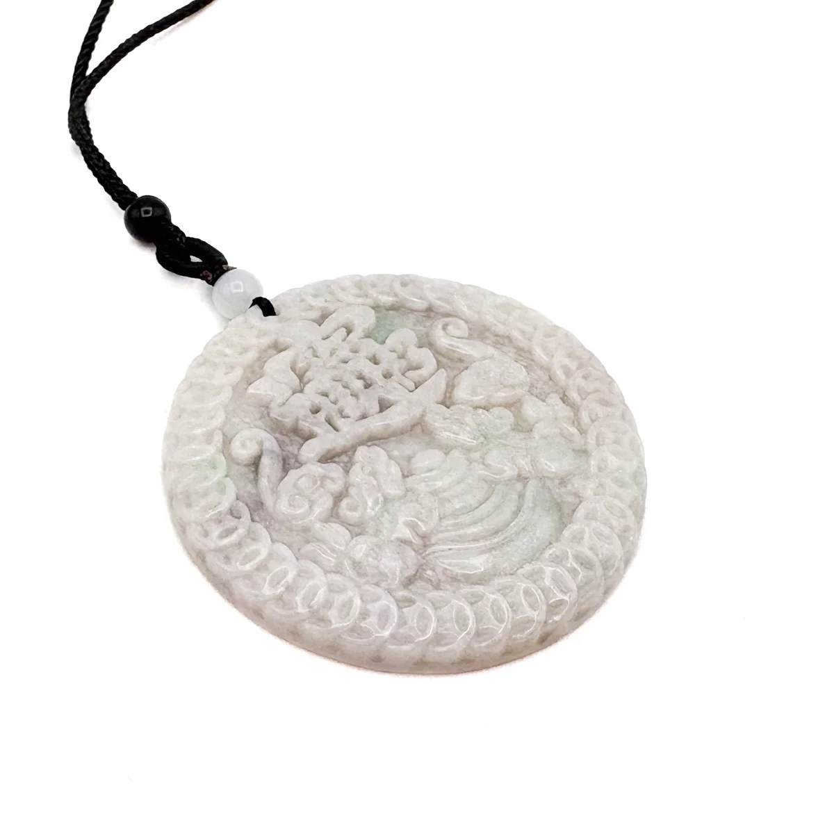 Certified Grade A 100% Natural Green Burma Jadeite Jade Pendant Pixiu Necklace - Image 3