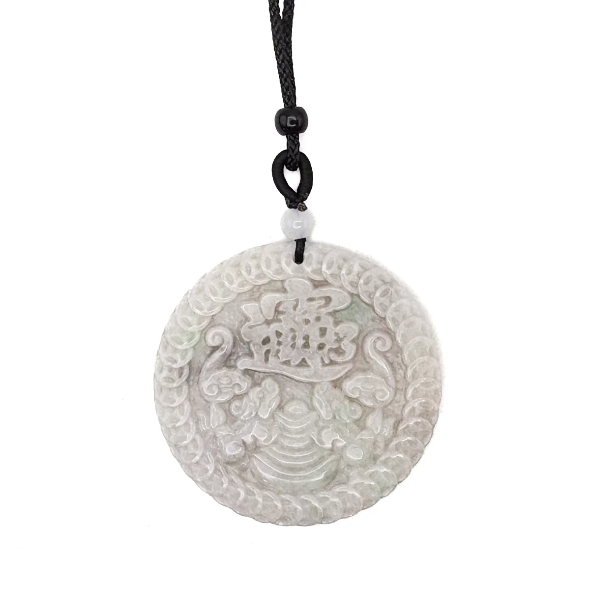 Certified Grade A 100% Natural Green Burma Jadeite Jade Pendant Pixiu Necklace - Image 5