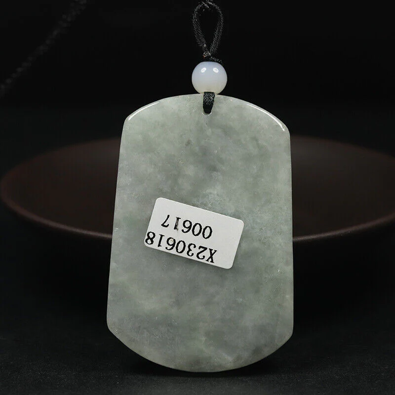 Certified Grade A 100% Natural Green Jade Jadeite Pendant Carved Buddha Necklace - Image 5