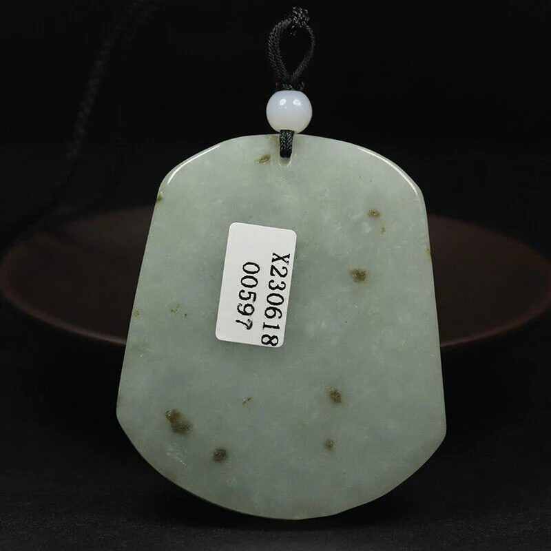 Certified Grade A 100% Natural Green Jade Jadeite Pendant Carved Dragon Necklace - Image 5