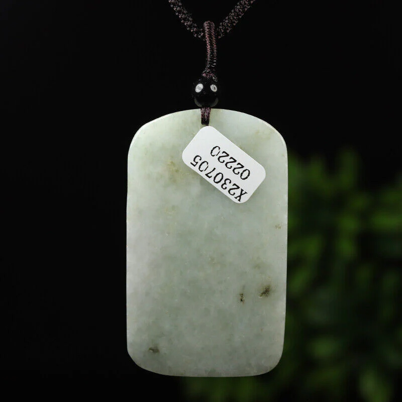 Certified Grade A Green Natural Jade Jadeite Pendant Hand Carved Old Dragon Necklace - Image 5