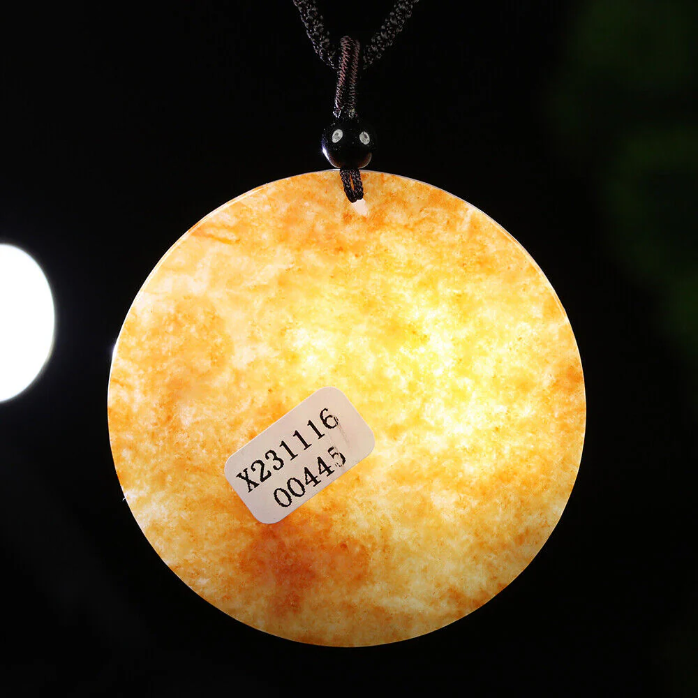 Certified Grade A Red Lavender Green Natural Jadeite Jade Pendant Kwan-Yin 21200 - Image 7