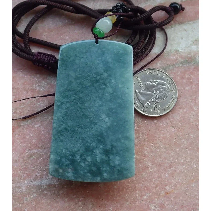 Certified Green 100% Burma Natural A Jade Jadeite Pendant Tiger Necklace - Image 7