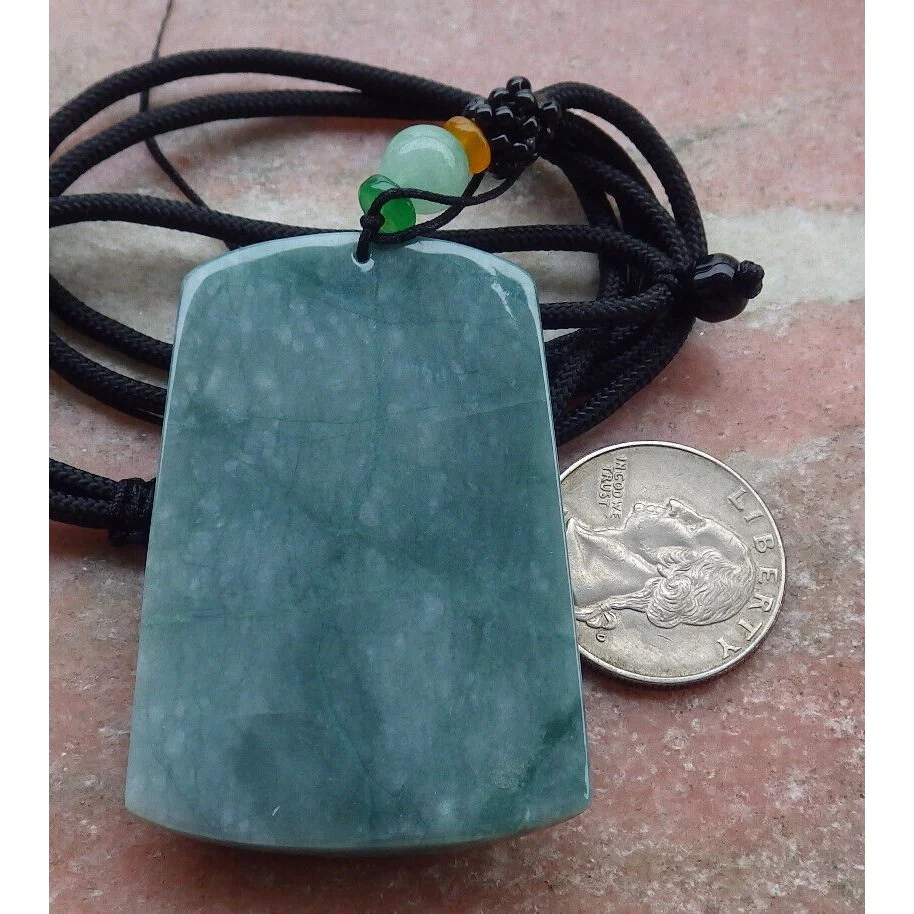 Certified Green 100% Burma Natural A Jade Jadeite Pendant Tiger - Image 7