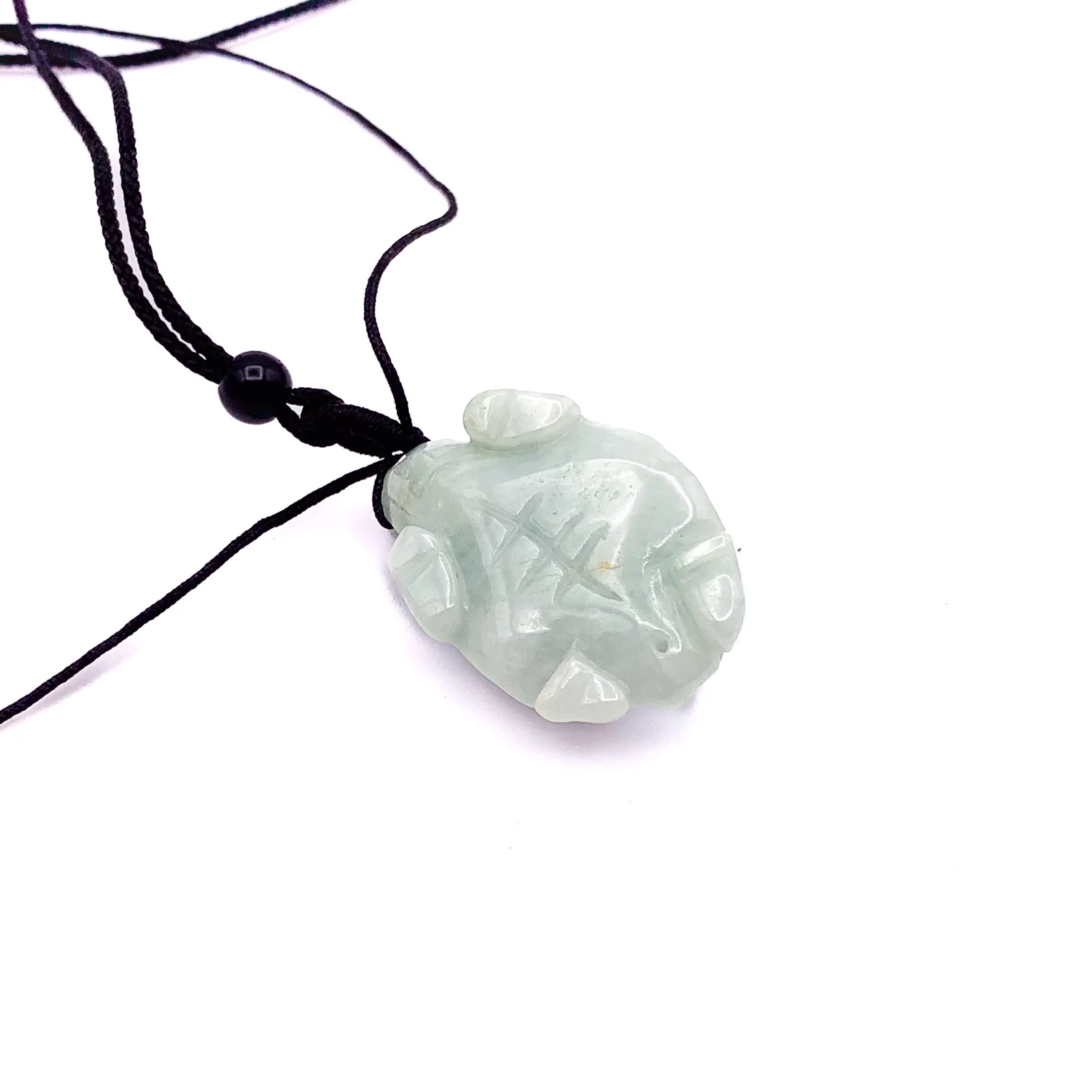 Certified Green 100% Burma Natural A Jade Jadeite Pendant Turtle Necklace - Image 9
