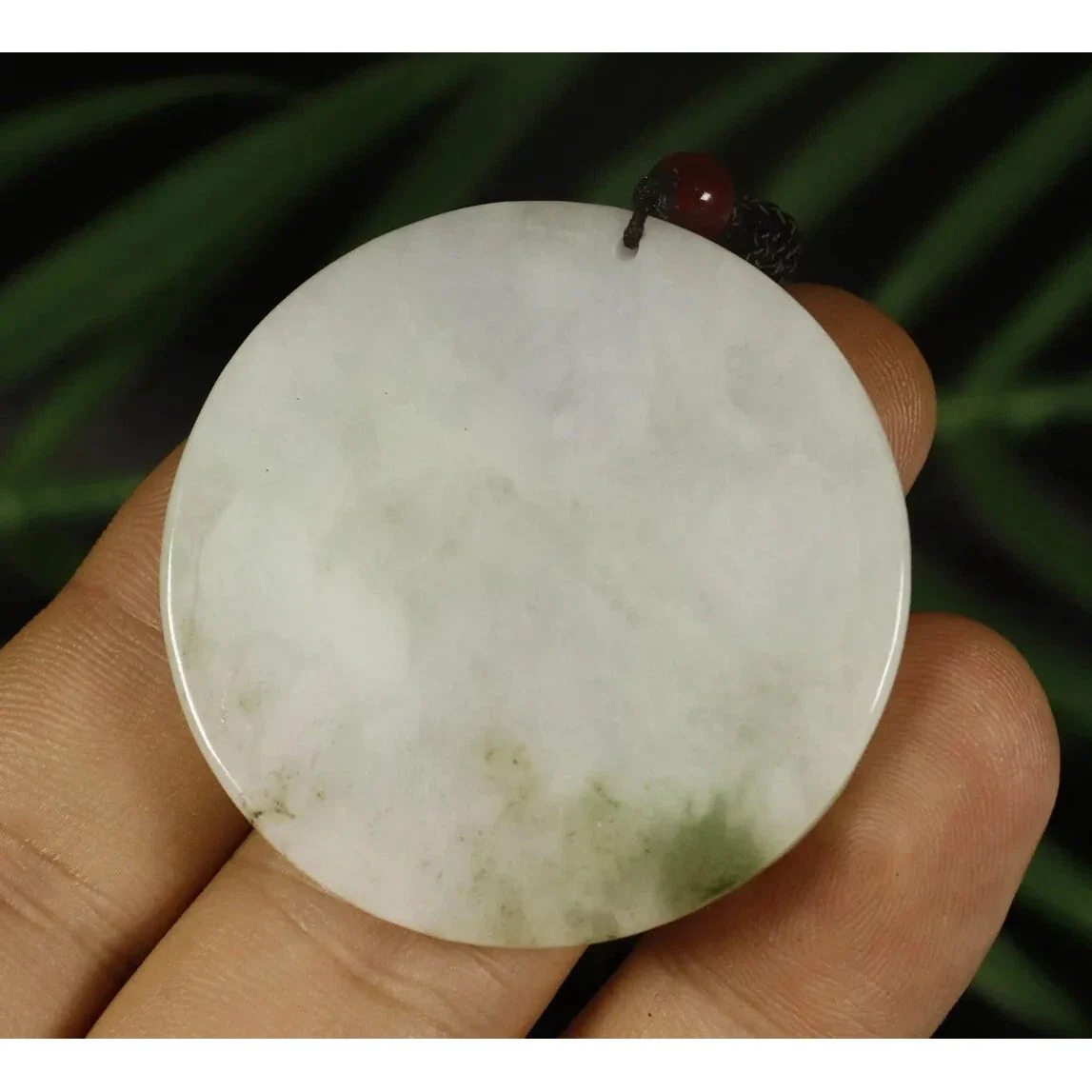 Certified Green 100% Natural A Jade Jadeite Pendant Buddha Landscape - Image 10