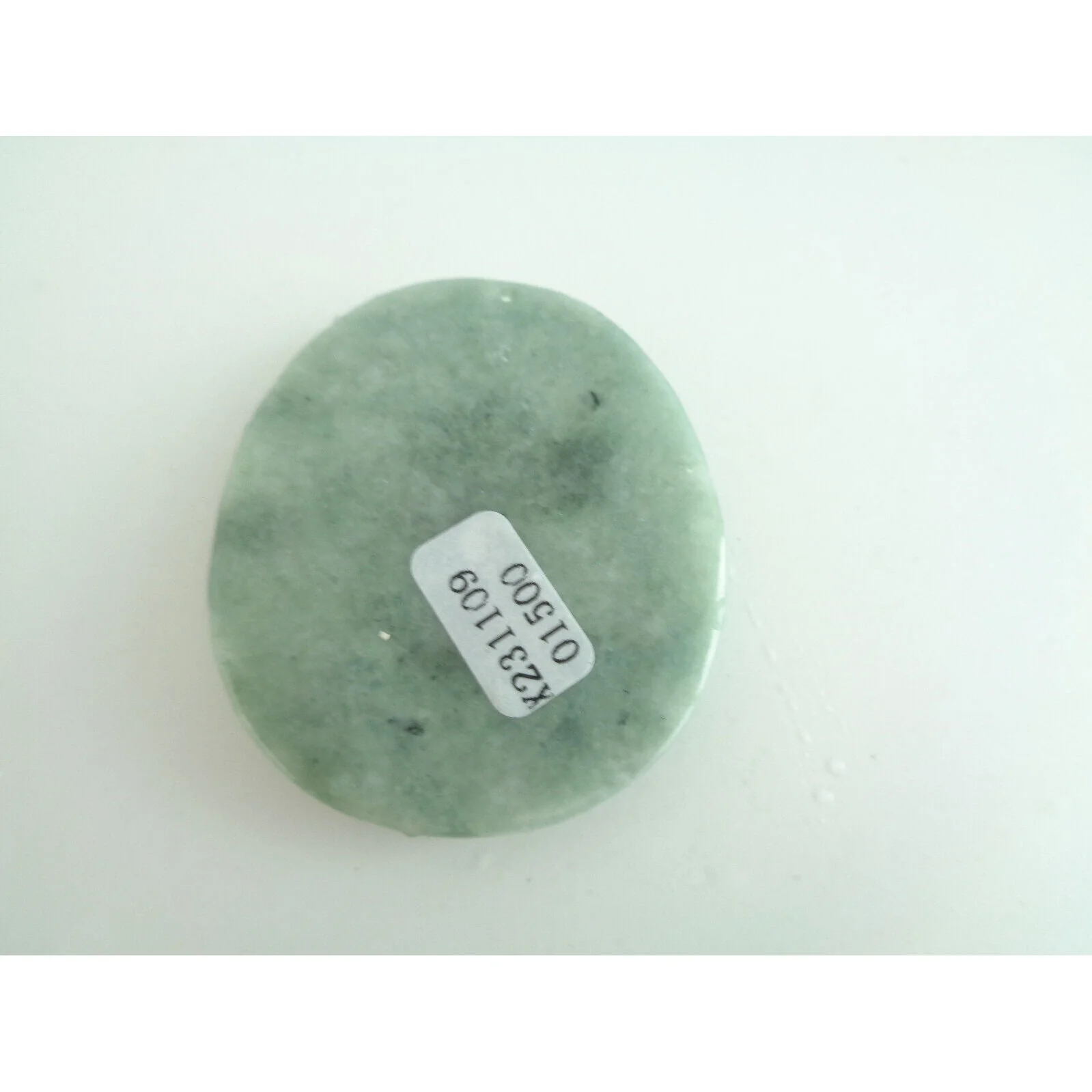 Certified Green A Jade Jadeite Carved Happy Buddha God Pendant - Image 2