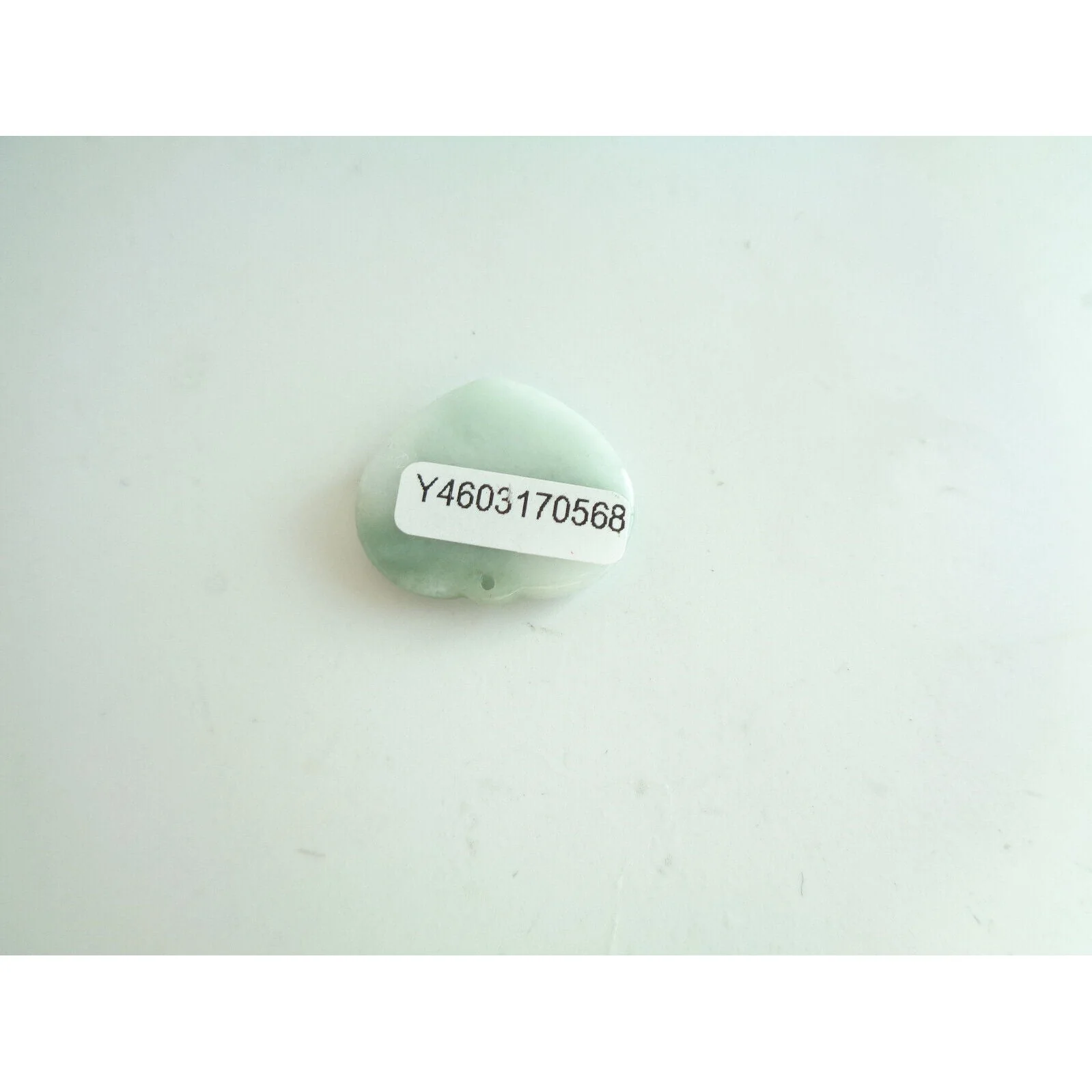 Certified Green A Jade Jadeite Carved Happy Buddha God Pendant - Image 2