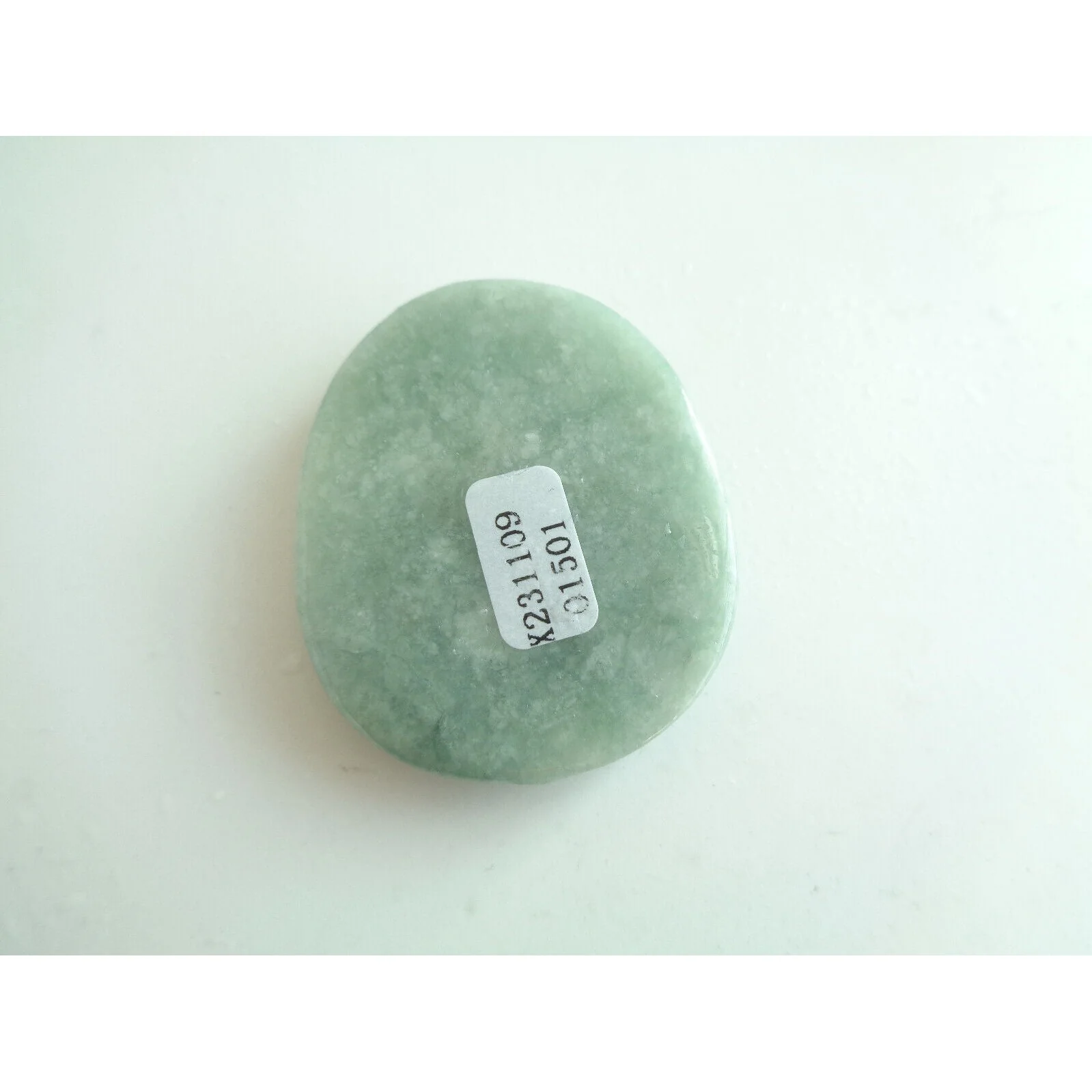Certified Green A Jade Jadeite Carved Happy Buddha God Pendant - Image 2