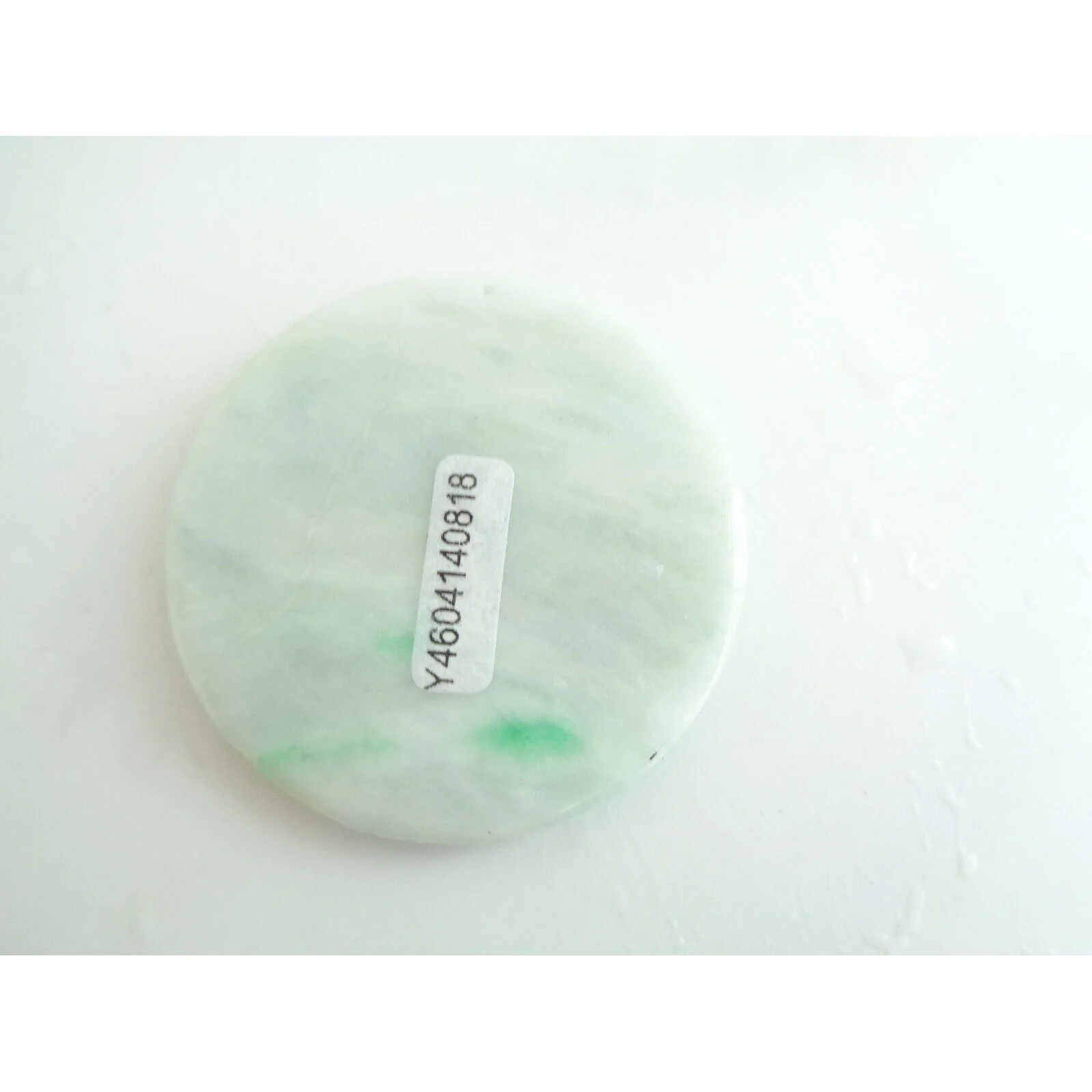 Certified Green A Jadeite Guanyin Kwan Yin God Landscape Painting Pendant Necklace - Image 2