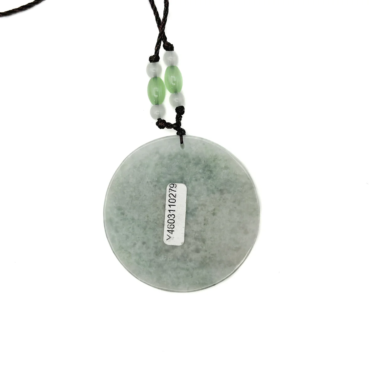 Certified Green A Jadeite Pendant Thousand-Hand Guanyin Kwan Yin - Image 6
