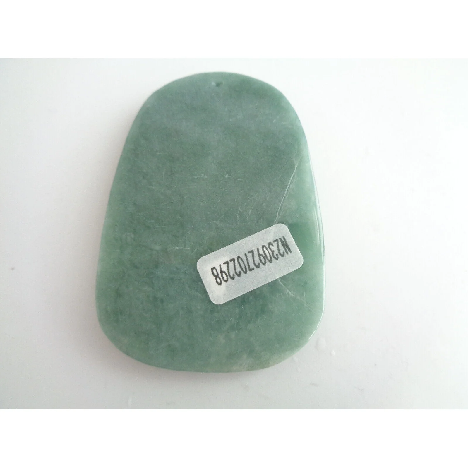 Certified Green Burma Natural A Jade Jadeite Carved Dragon Bead Ruyi Pendant - Image 2
