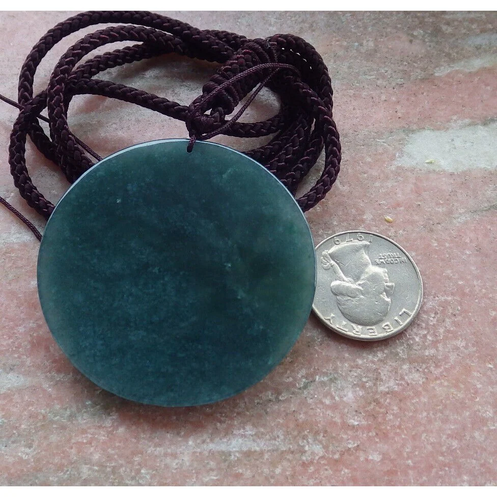 Certified Green Burma Natural A Jade Jadeite Pendant 1000 Hand Guanyin - Image 8