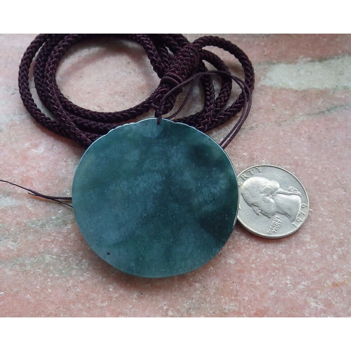 Certified Green Burma Natural A Jade Jadeite Pendant Buddha Guanyin Necklace - Image 9