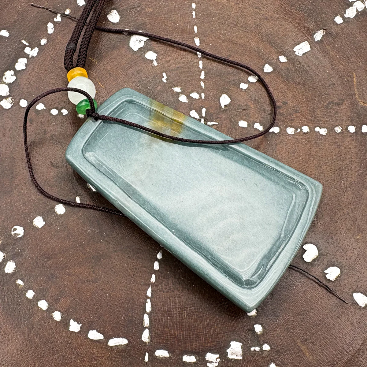 Certified Green Burma Natural A Jade Jadeite Pendant Guan Gong God Necklace - Image 7