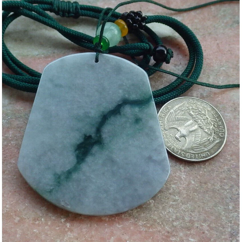 Certified Green Burma Natural A Jade Jadeite Pendant Sailboat Necklace - Image 6