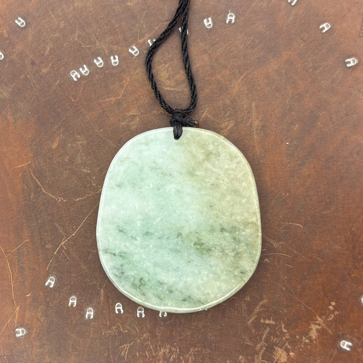 Certified Green Burma Natural Type A Jade Jadeite Carved Eagle Ruyi Pendant - Image 9
