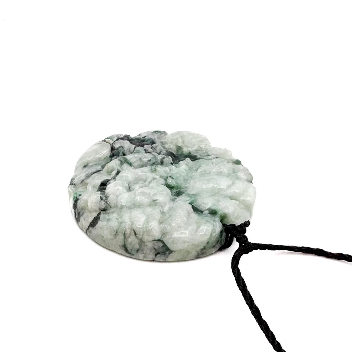 Certified Green Lavender Natural A Jade Jadeite Pendant Landscape Painting Necklace - Image 6