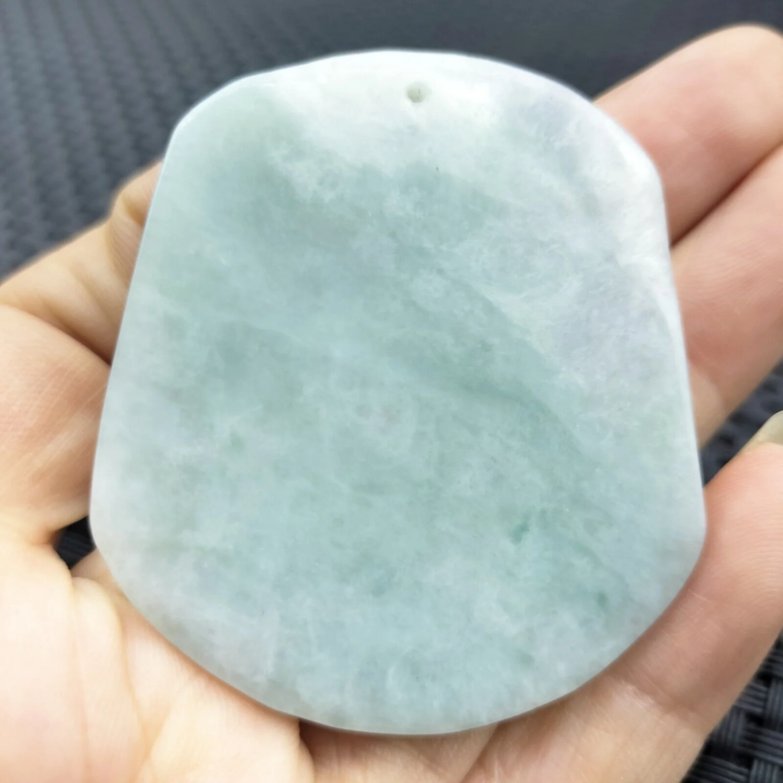 Certified Green Lavender Natural Type A Jade Jadeite Carved Phoenix Ruyi Pendant - Image 6