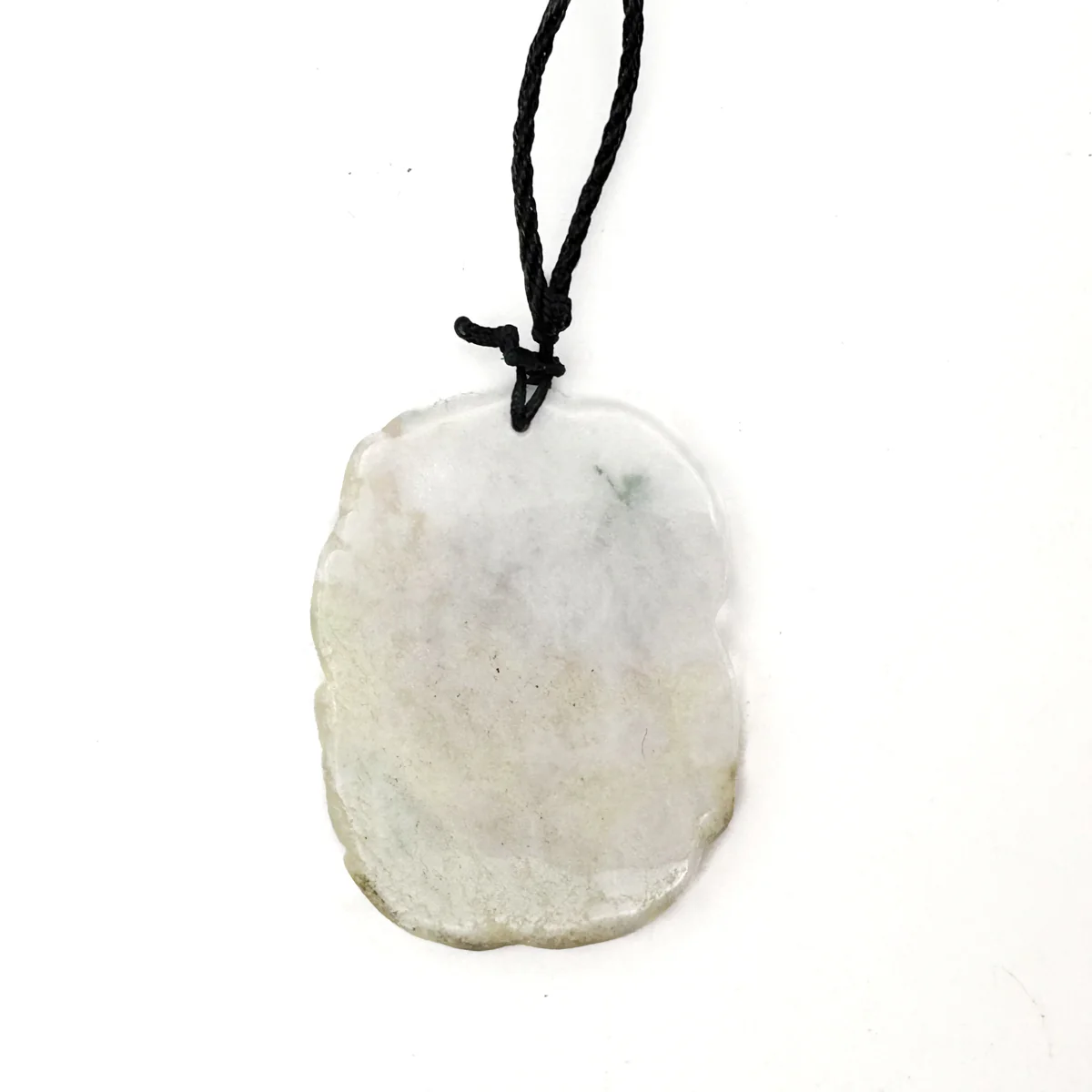 Certified Green Lavender Natural Type A Jadeite Carved Dragon Phoenix Pendant Necklace - Image 11