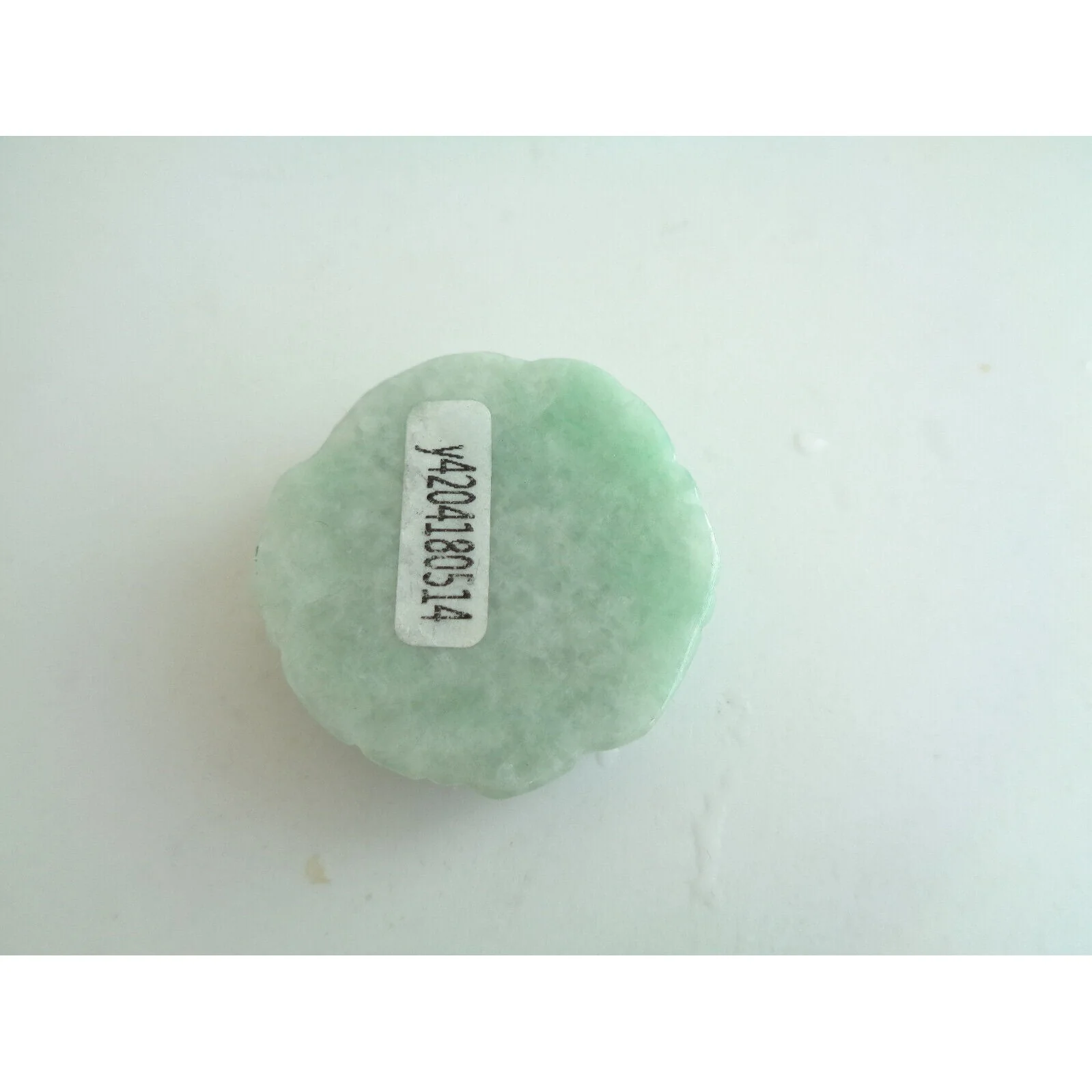 Certified Green Natural A Jade Jade Jadeite Dragon Pi Xiu Ball Pendant Necklace - Image 2