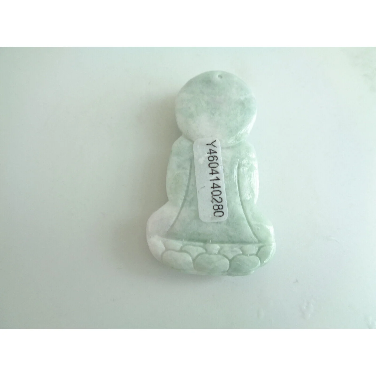 Certified Green Natural A Jade Jadeite Carved Guanyin Kwan Yin God Pendant Necklace - Image 2