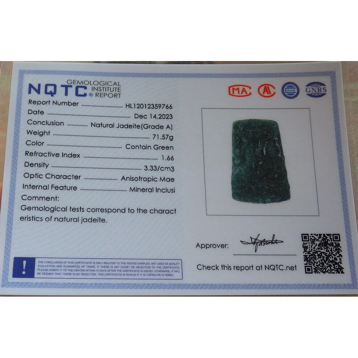 Certified Green Natural A Jade Jadeite Pendant Dragon Guanyin Kwan Yin Necklace - Image 10