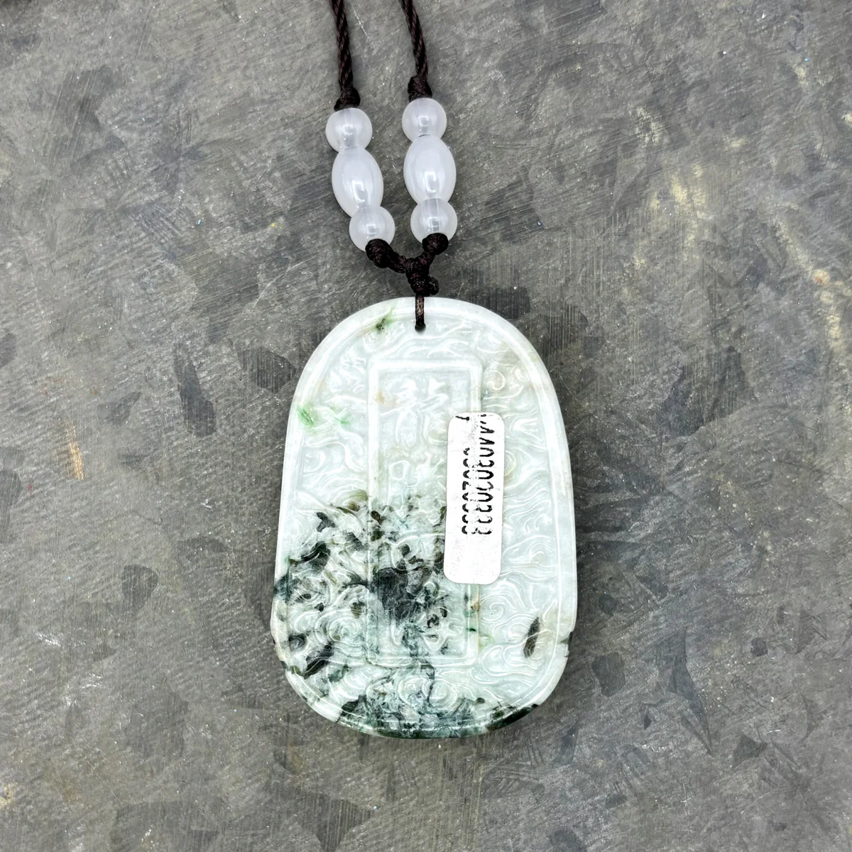 Certified Green Natural A Jade Jadeite Pendant Dragon Ruyi Pendant - Image 12