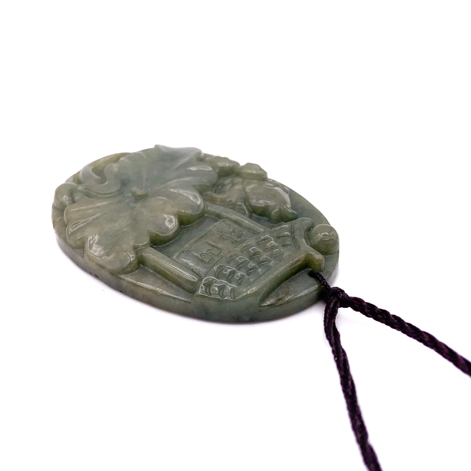 Certified Green Natural Type A Jade Jadeite Carp Fish Jump The Dragon Gate Pendant Necklace - Image 7