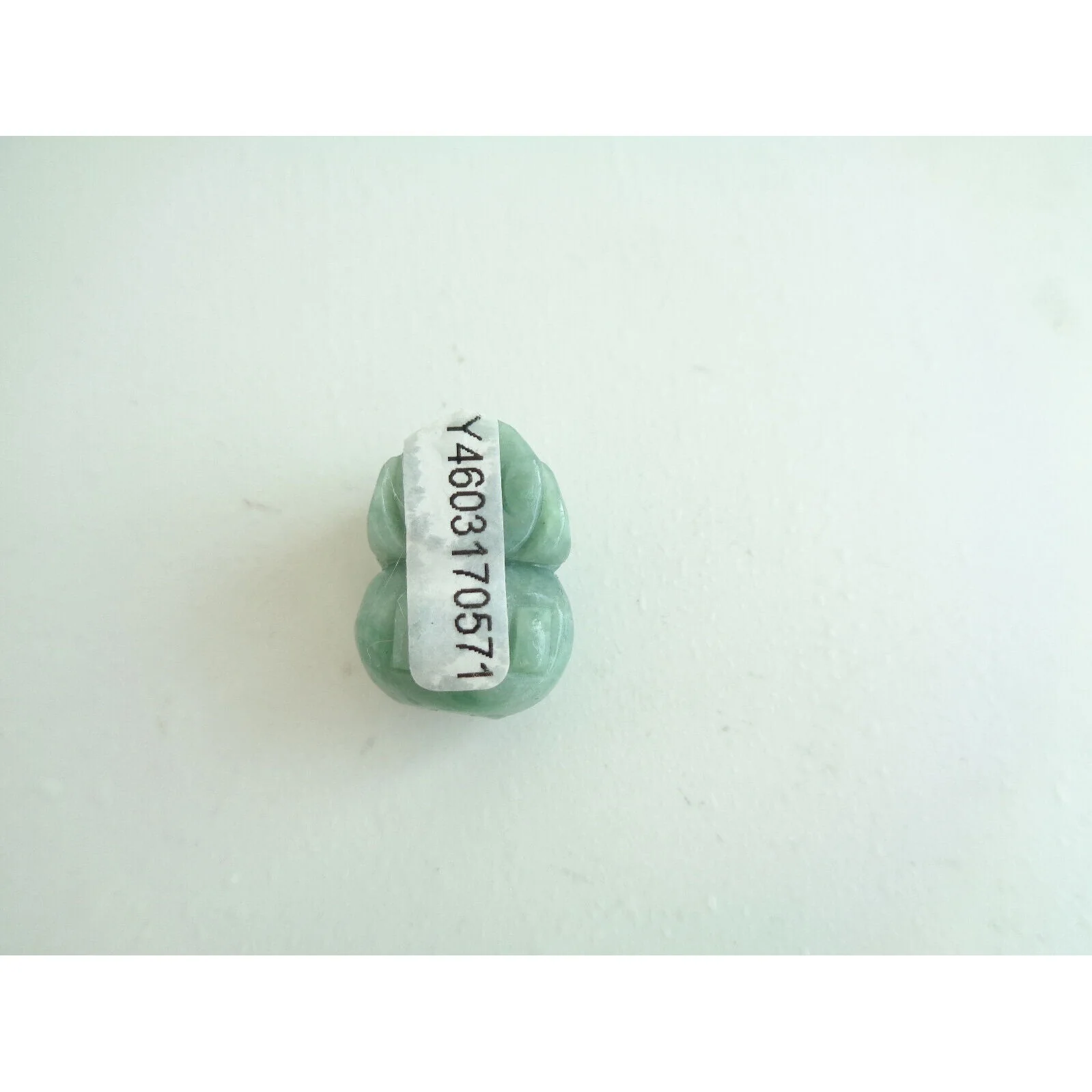 Certified Green Natural Type A Jade Jadeite Carved Pig Coin Pendant - Image 2