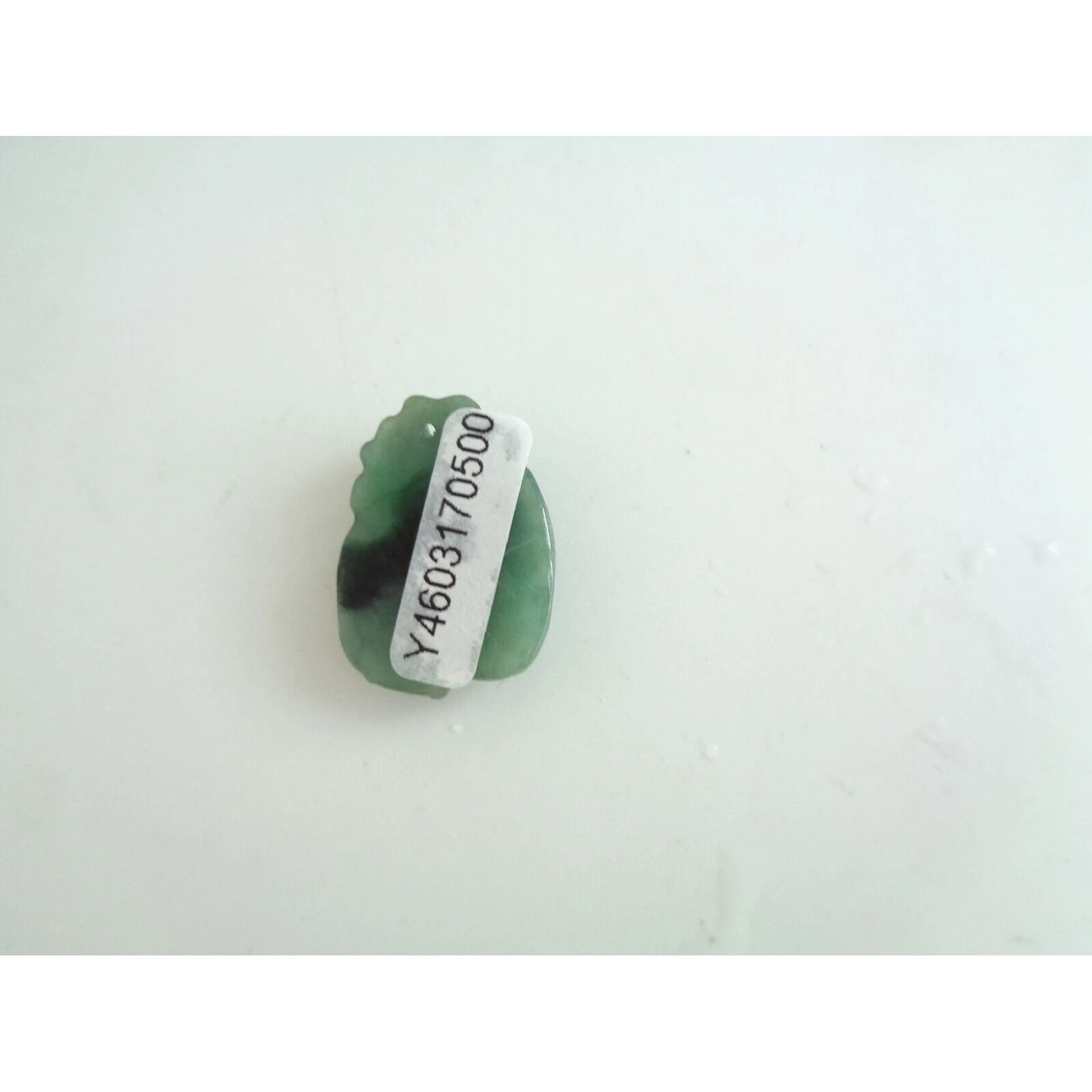 Certified Green Natural Type A Jade Jadeite Nine-Tailed Fox Pendant - Image 2