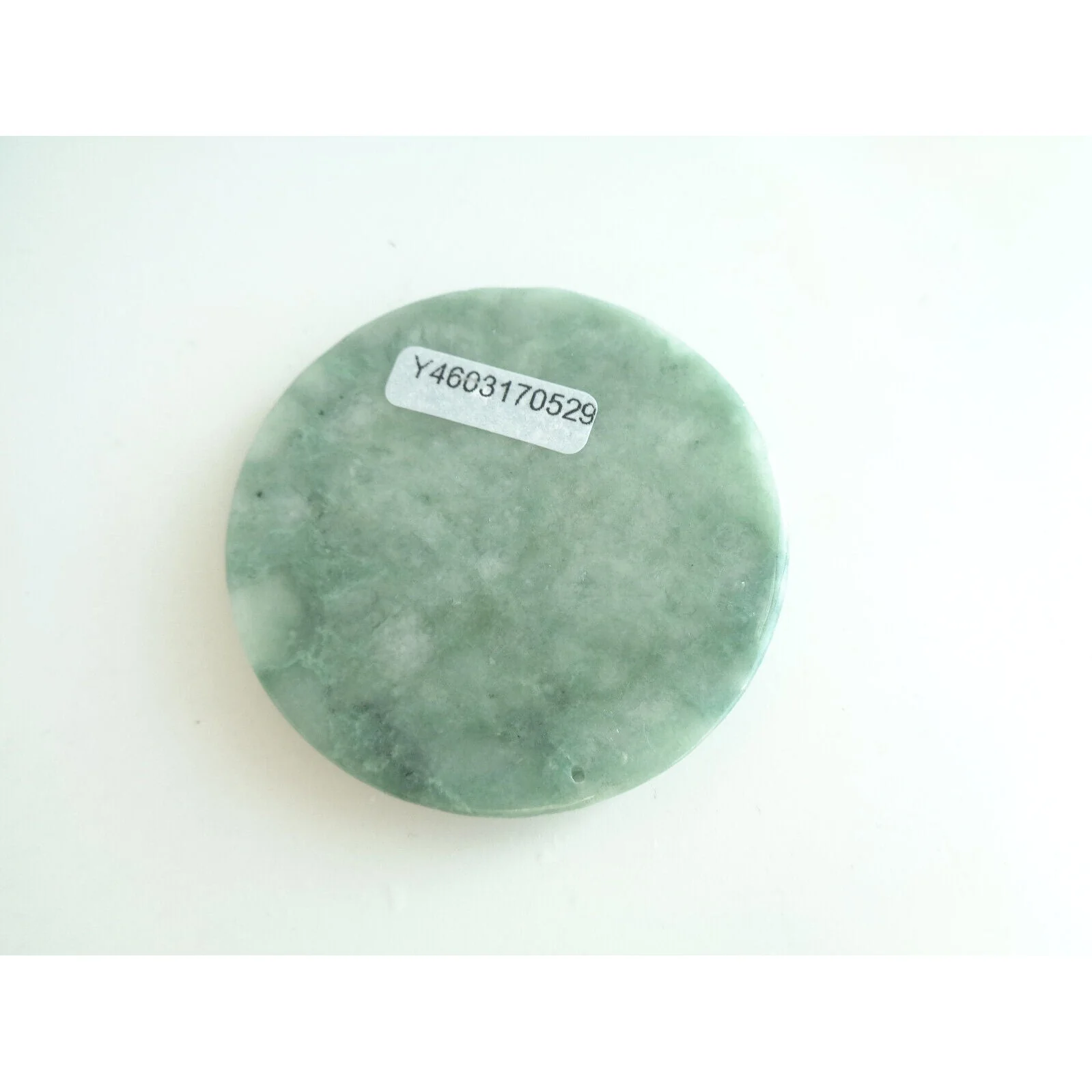 Certified Green Natural Type A Jadeite Carved Dragon Bead Pendant - Image 2