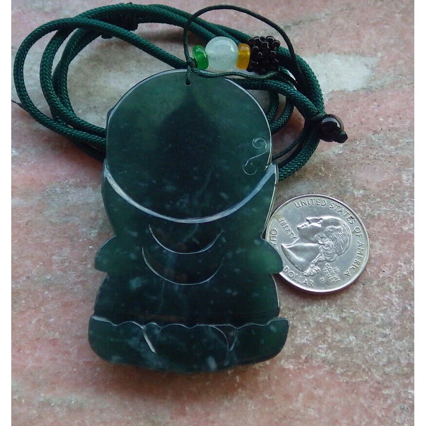 Certified Icy Blue Water Natural A Jade Jadeite Pendant Guanyin Kwan Yin Necklace - Image 7