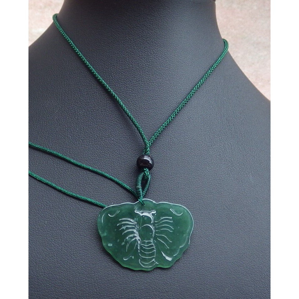 Certified Icy Green Burma Natural A Jade Jadeite Pendant Butterfly Necklace - Image 2