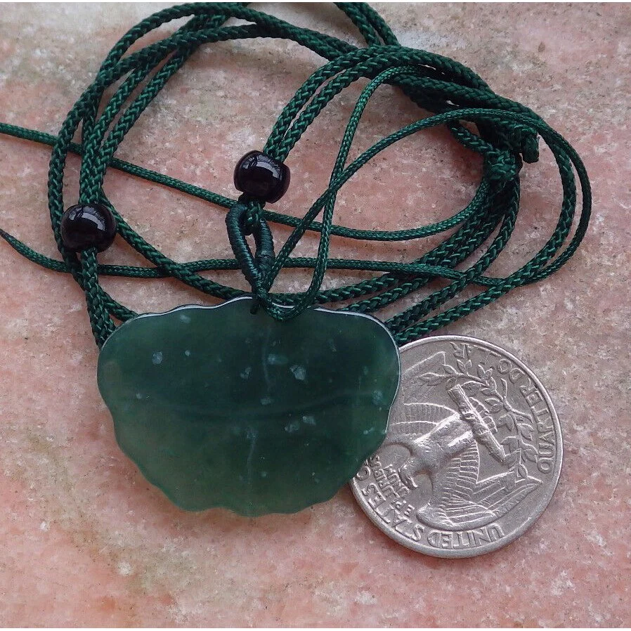 Certified Icy Green Burma Natural A Jade Jadeite Pendant Butterfly Necklace - Image 6