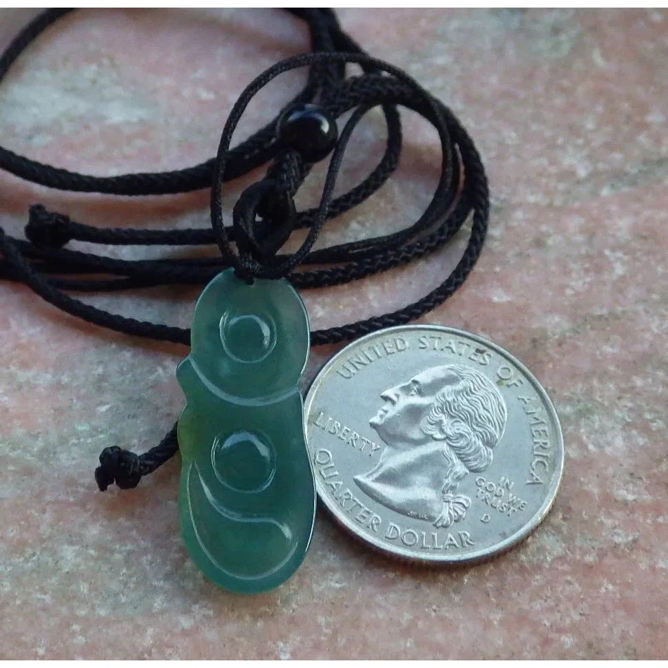 Certified Icy Green Burma Natural A Jade Jadeite Pendant Money God - Image 11