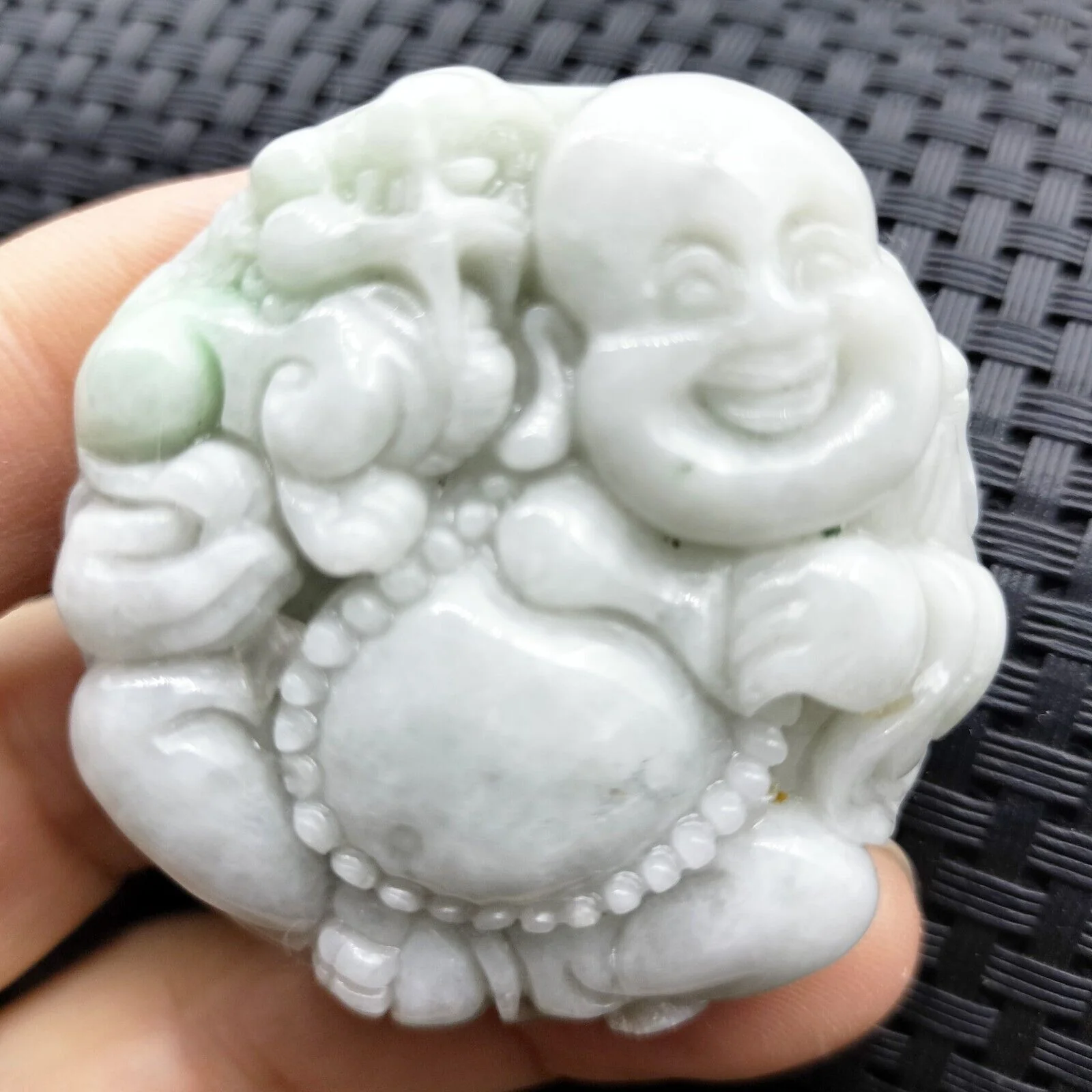 Certified Lavender Natural A Jade Jadeite Pendant Buddha God Dragon Pi Xiu - Image 2