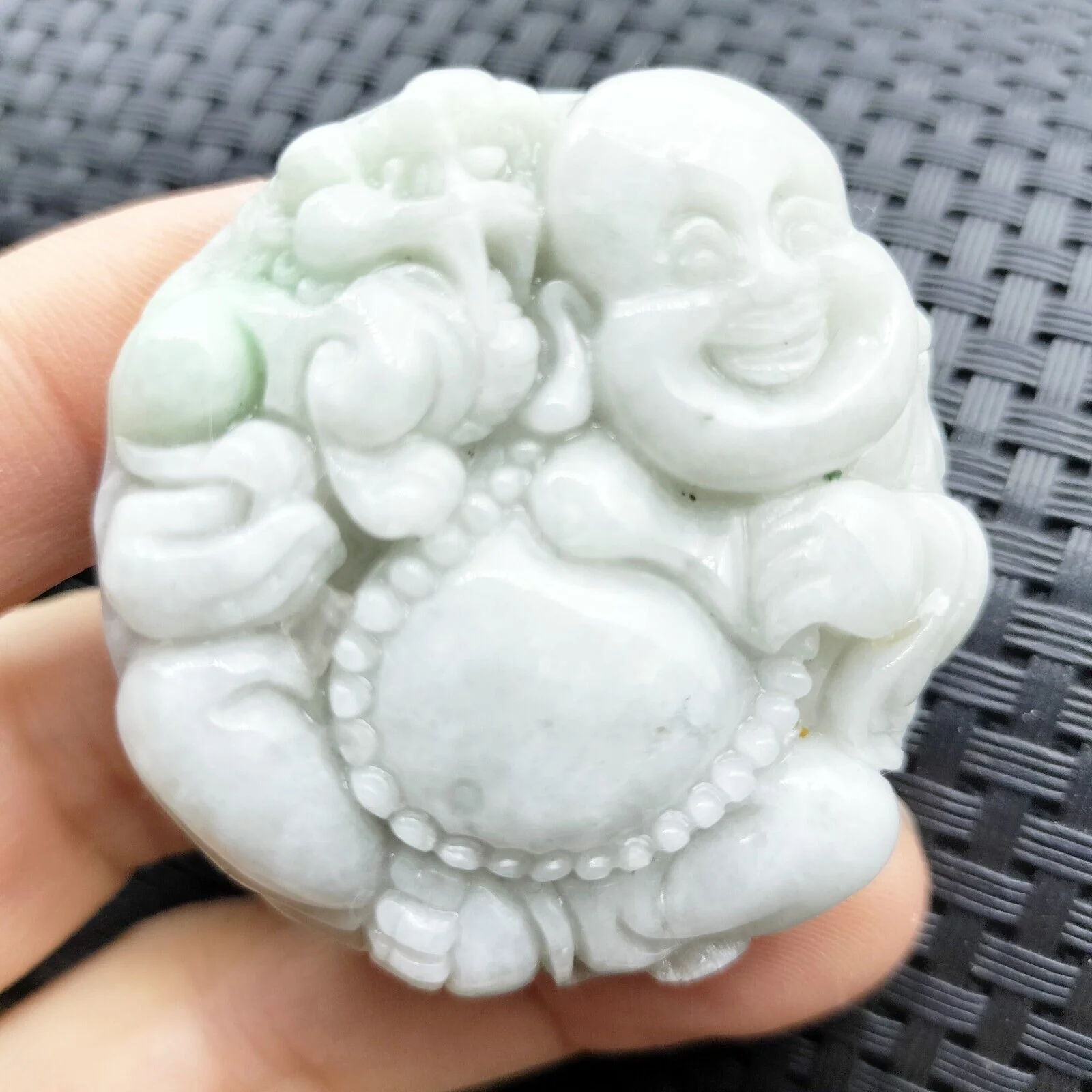Certified Lavender Natural A Jade Jadeite Pendant Buddha God Dragon Pi Xiu - Image 3
