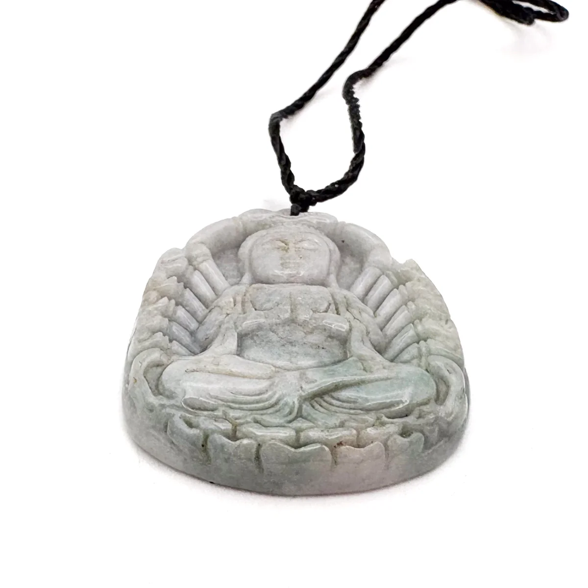 Certified Lavender Natural A Jadeite Pendant Thousand-Hand Guanyin Kwan Yin - Image 10
