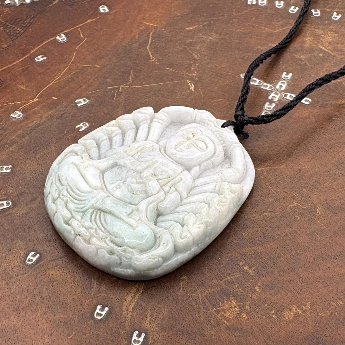 Certified Lavender Natural A Jadeite Pendant Thousand-Hand Guanyin Kwan Yin - Image 11
