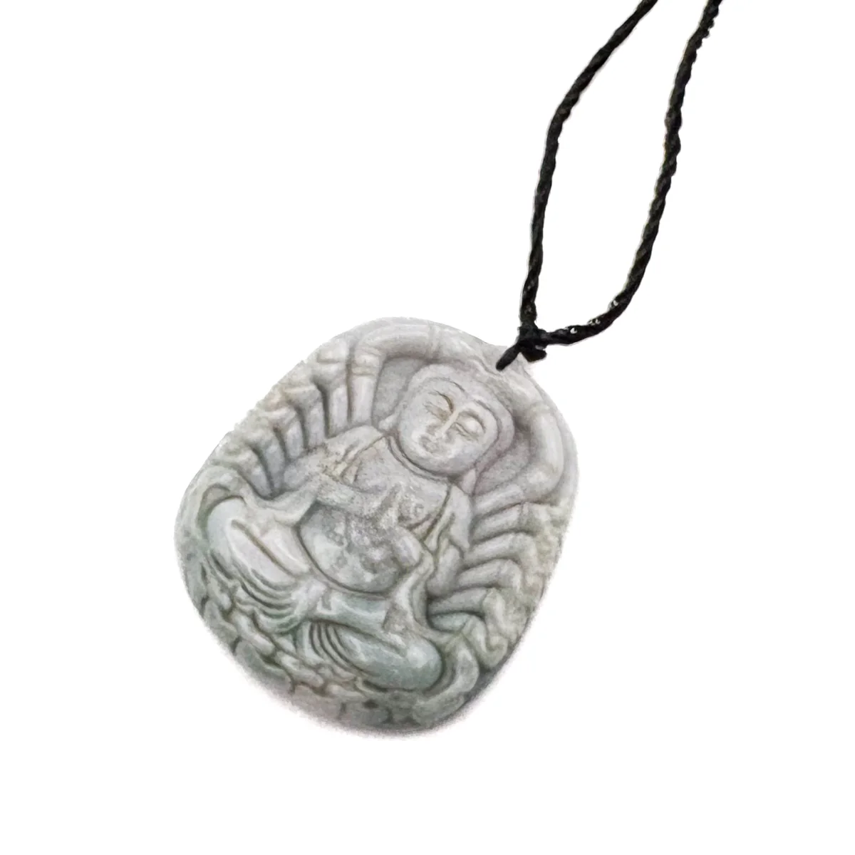Certified Lavender Natural A Jadeite Pendant Thousand-Hand Guanyin Kwan Yin - Image 2