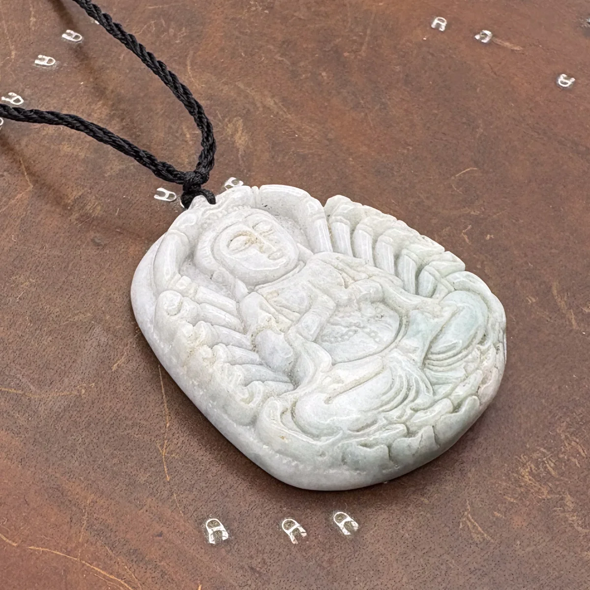 Certified Lavender Natural A Jadeite Pendant Thousand-Hand Guanyin Kwan Yin - Image 7