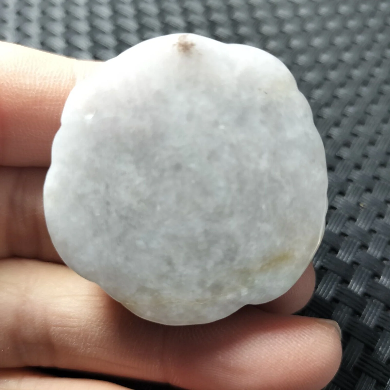 Certified Lavender Natural Type A Jade Jadeite Carved Dragon Pi Xiu Ball Pendant Necklace - Image 7