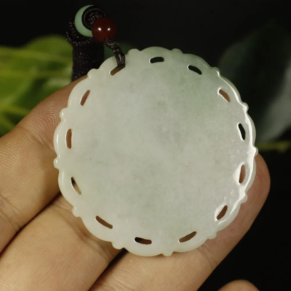 Certified Light Green 100% Natural A Jade Jadeite Pendant Phoenix - Image 7