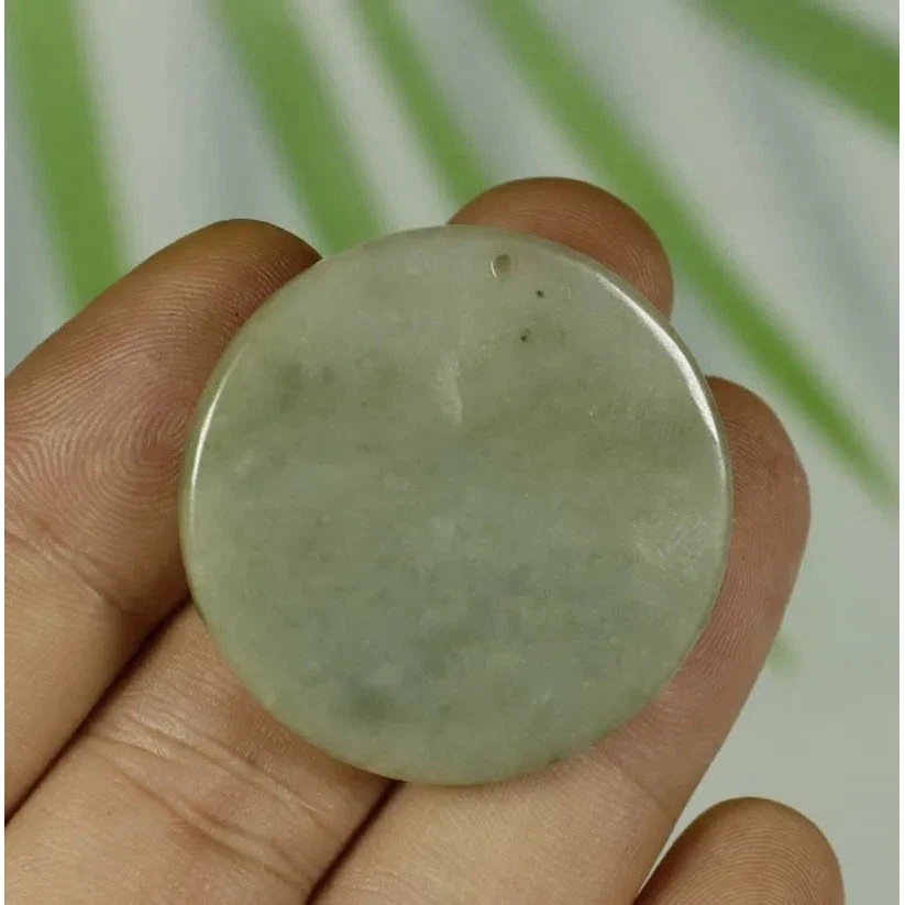 Certified Light Green 100% Natural A Jadeite Jade Pendant Fox - Image 6