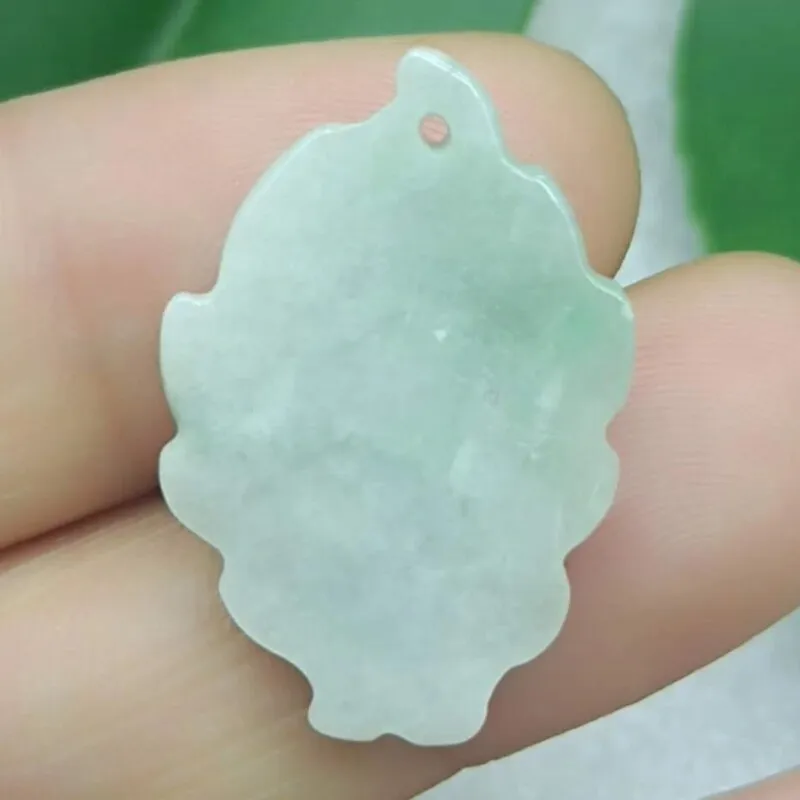 Certified Light Green Natural A Jade Jadeite China Style Pendant Fox - Image 5