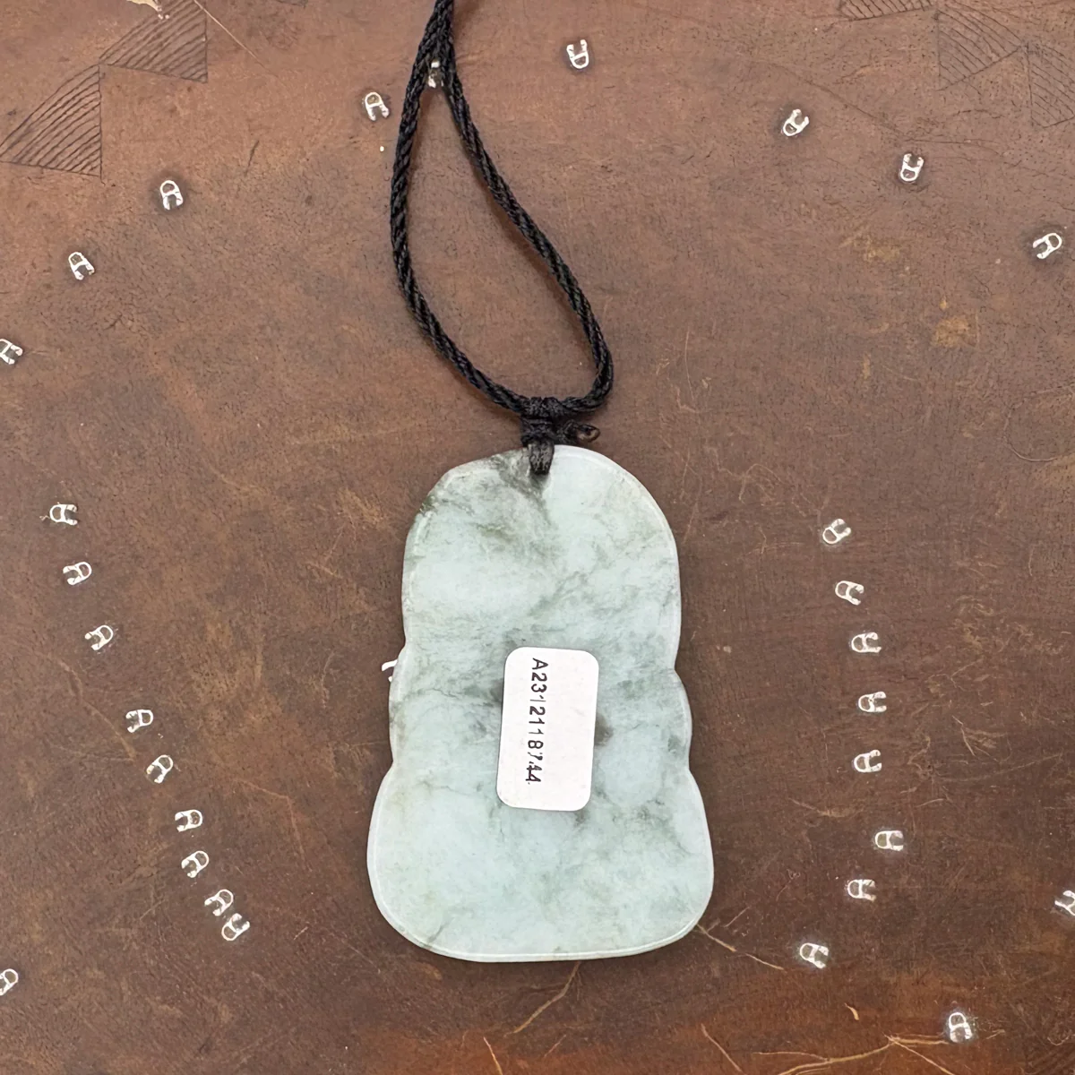 Certified Light Green Natural Type A Jade Jadeite Carved Peacock Pendant - Image 8