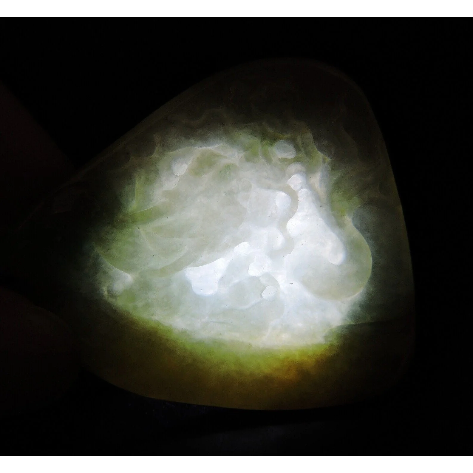 Certified Natural Hand-Carved A Jadeite Jade Pendant Necklace Dragon - Image 10